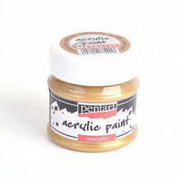 Metallic Paint 50ml Pentart  - Antique Gold